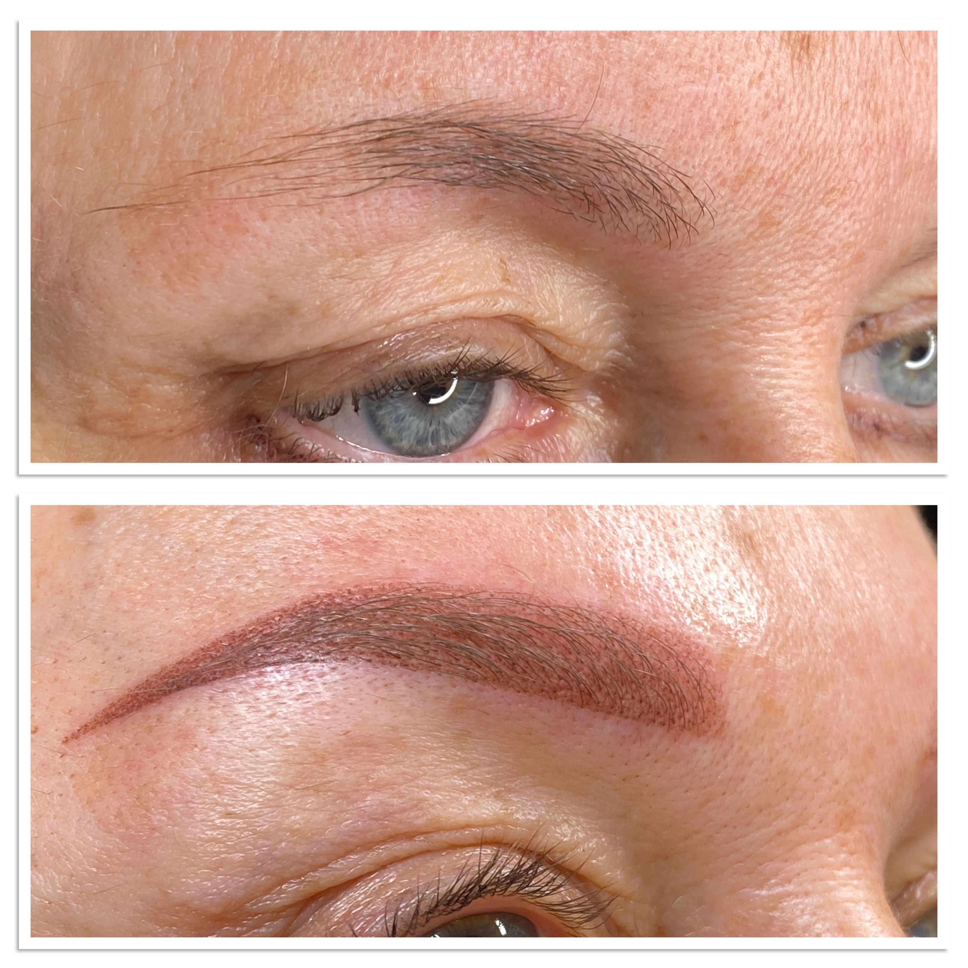 Permanent Make-up der Augenbrauen